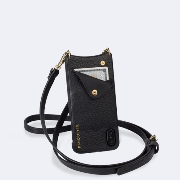 Bandolier Accessories - Emma Pebble Leather Crossbody Bandolier
